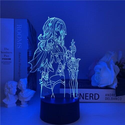 Genshin Impact Eula Night Light Popular Game character model surrounding childrens bedroom decoration night sleep bedside lamp