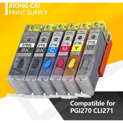 PGI270 CLI271 Refillable ink cartridge Compatible For Canon for Canon PIXMA MG7720 TS9020 TS8020 printer
