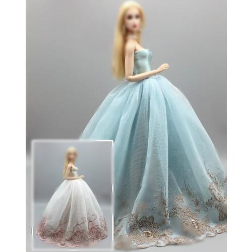 30cm Doll Dress Fashion Clothes Pompous dress Fairy Dress for licca For Barbie Doll Accessories Baby Toys Best Girl' Gift