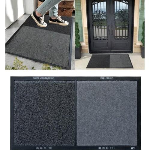 New Door Mat Bathroom Anti-skid Disinfecting Door Mat Waterproof Ground Mat Antibacterial Shoe Door Mat for Home 45x80cm