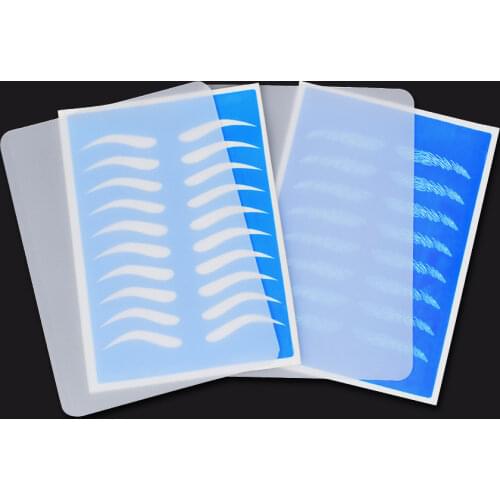 Transparent Silicone Tattoo Eyebrow Lip Practice Skin Tool Permanent Makeup Microblading Accessories for Beginner