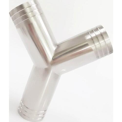 1" 25mm OD Hose Barb 304 Stainless Steel Sanitary Y Type Pipe Fitting For Home Brew Homebrew Wine Beer Brewing