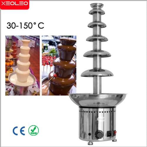 XEOLEO Chocolate fountain Chocolate melting machine Mini fountains Commercial/Home 6-layer 82CM Chocolate waterfall fast deliver