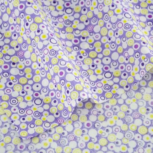 Lovely Circle Designs Plain Patchwork 100% Cotton Fabric Fat Quarter Decoration Doll Home Textile Crafts Scrapbooking