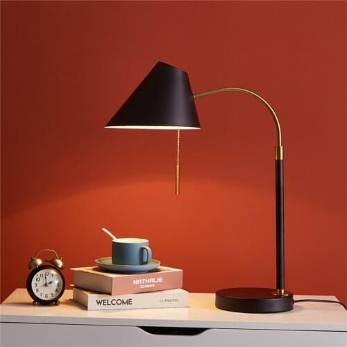 Nordic Table lamp for bedroom bedside simple living room decoration macaron study office reading desk standing light led fixture