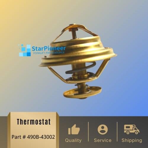 HELI Forklift Thermostat for engine 490BPG, A490BPG Part # 490B-43002