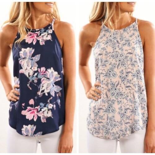 Sexy Spaghetti Strap Floral Print Tank Tops Women 2020 Summer Casual Plus Size 5xl Camis Haut Femme Tank Top Tops For Women