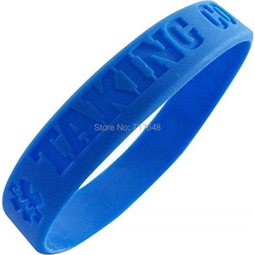 100pcs Medical Alert Taking Coumadin wristband silicone bracelets free shipping by epacket A