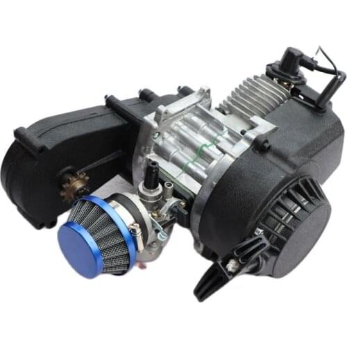 49cc 47cc Motorcycle Complete Engine for 2-Stroke Pull Start W/Transmission Mini Dirt Bike