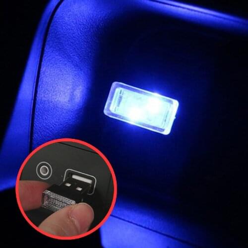 1pcs Car-Styling USB Atmosphere LED Light Car Accessories for Honda CRV Accord Odeysey Crosstour FIT Jazz City Civic JADE Crider