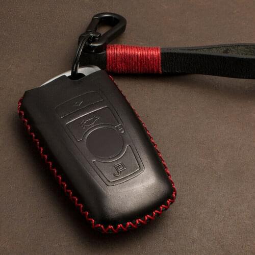 Retro Genuine Leather Remote Key Cover Case Keychain For BMW E90 F10 F20 F30 X3 X4 M2 M3 M5 M6 for BMW 1 3 4 5 6 7 series GT