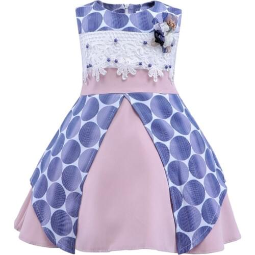 Kids Dress Summer Kids Dresses Girls Clothes Party Princess Wedding Dress Children Sleeveless Clothing Vestido