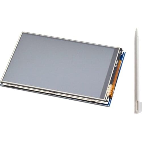 For Raspberry Pi 4B 3B 3B+ Contact Screen 3.5 Inch LCD Display+Contact Pen for Raspberry Pi 4B 3B 3B