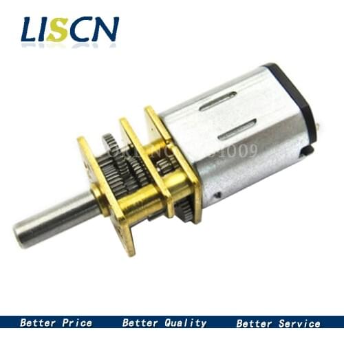 GA12-N20 Geared Motor DC 3V/6V/12V N20 Mini Micro Metal Gear Motor with Gearwheel DC Motors 15/30/50/60/100/200/300/500/1000RPM