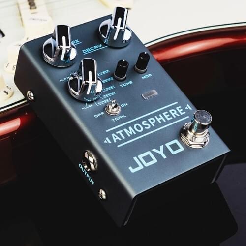JOYO ATMOSPHERE Reverb Guitar Pedal SPRING/CHURCH/PLATE/EKO-VERB/SHIMMER/COMET/REWIND/FOREST/PULSE 9 Digital Reverb Effect R-14