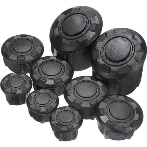 9pcs Black ABS Motorcycle Frame Hole Cover Plug Caps Kit Fit For BMW R1200GS R1250GS Adventure 2017-2018 Accessories