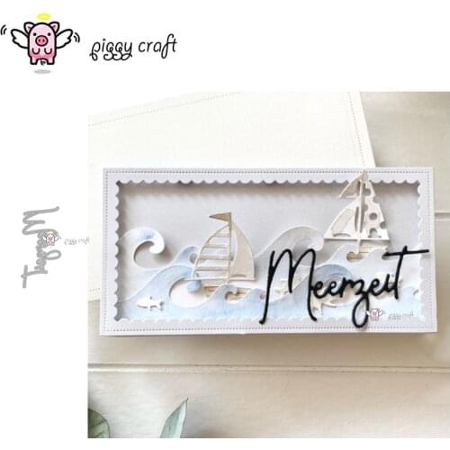 Piggy Craft metal cutting dies cut die mold Letter decoration Scrapbook paper craft knife mould blade punch stencils dies