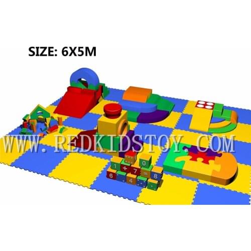Exported to Australia Soft Indoor Playground Adopt Eco-friendly Sponge and PVC HZ-180123a
