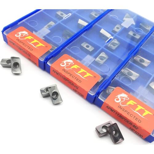 10PCS APMT1135PDER H2 M2 DL HP1030 Milling Carbide Insert Lathe Milling Mill CNC Tools Milling Cutter Finishing