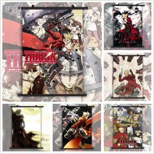 Trigun Vash The Stampede Nicholas Wall Poster Anime Posters Canvas Painting Wall Decor Poster Wall Art Picture Room Home Decor