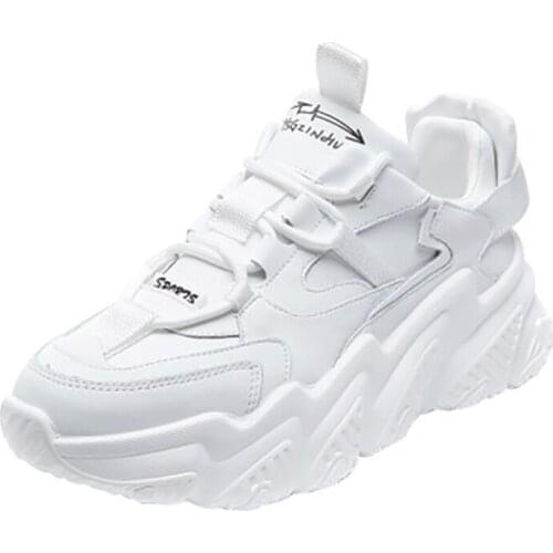 Casual Sports Small White Shoes Women Genuine Leather Torres Shoes High Platform Fashion Leisure Style New In 2021