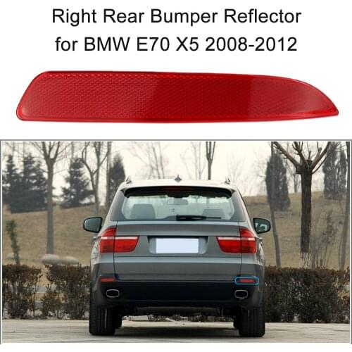 Right/Left Optional Rear Bumper Reflector Red Lens for BMW E70 X5 2008-2012 OEM:63217158950