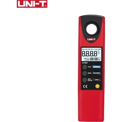UNI-T UT381 Illuminometers Measurement FC & LUX Auto Range Data Logging Level Measuring Instruments
