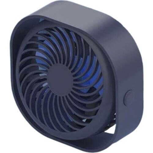 USB Rechargeable Small Portable Hand Held Desk Fan 3 Speeds Mode Lower Noise Electric Personal Cooling for Travel Office Home