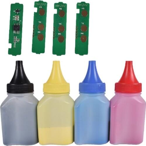 Refill toner Powder +4 pcs chip FOR Samsung CLT-K404S cartridge CLP- C430W 430 C432W C432 C433W C433 480FW C480 C480FN