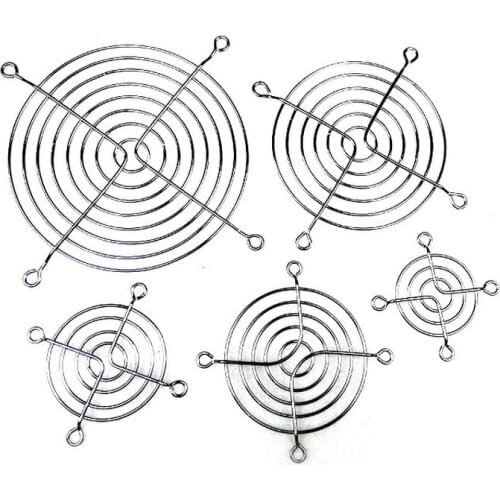 1pc Cooling Fan Guard Metal Iron Net For CPU Fan DC Protector Computer Grill Cover 40/50/60/80/90/120/200mm Hardware Accessories