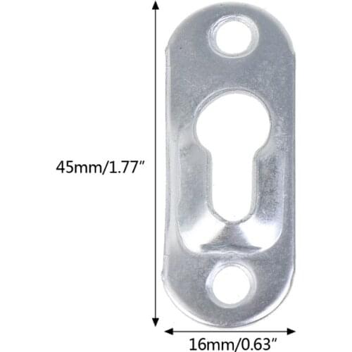 20pcs/Lot Metal Keyhole Hanger Fasteners for Picture Frames Mirrors Cabinet