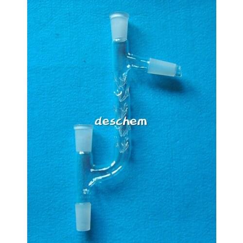 24/40,120mm,4-way Glass Vigreux Distillation Head,Chemical Laboratory Glassware