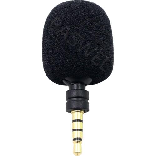 3.5mm Mini Stereo Phone Microphone for Smartphone Mobile Phone Recording Parts