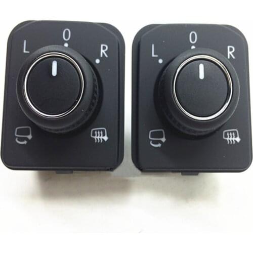 Rear View Auto Folding Side Mirror Electric Folding Mirrors Switch for Tiguan L Passat B8 Teramont