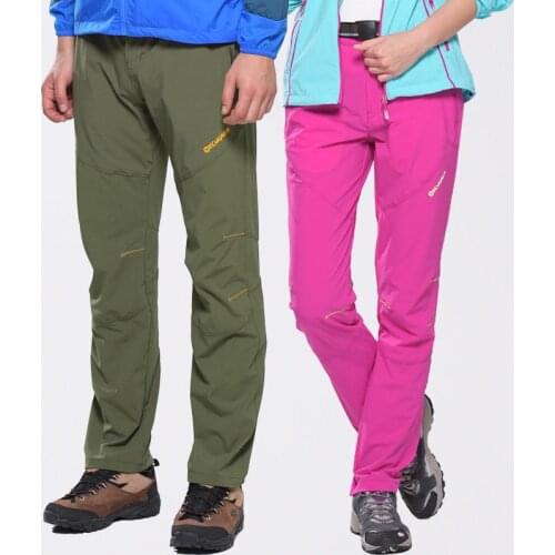 Quick Dry Hiking Pants Men Women Outdoor Summer Trekking Fishing Camping Climb Run Trousers Male Breathable Stretch Pants