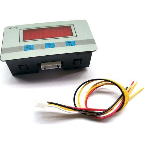 Mini LCD Digital Counter Module DC/AC5V~24V Electronic Totalizer with NPN and PNP Signal Interface 1~999999 Times Counting Range