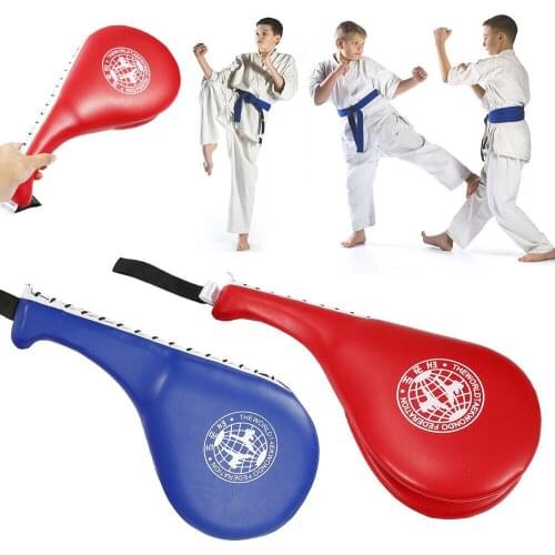 Children Taekwondo Kick Pad Target Karate Boxing Kids Training Practise Leather Hitting Target