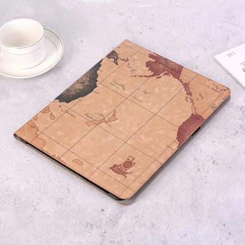 For Ipad Pro 12.9 Case 2018 Wallet card Smart World Map PU Leather Tablet Protective Shell For Ipad Pro 12.9" 2018 Coque+pen