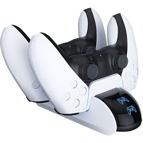 For Sony PlayStation5 Joystick Gamepad Dual Fast Charger For PS5 Wireless Controller USB 3.1 Type-C Charging Cradle Dock Station