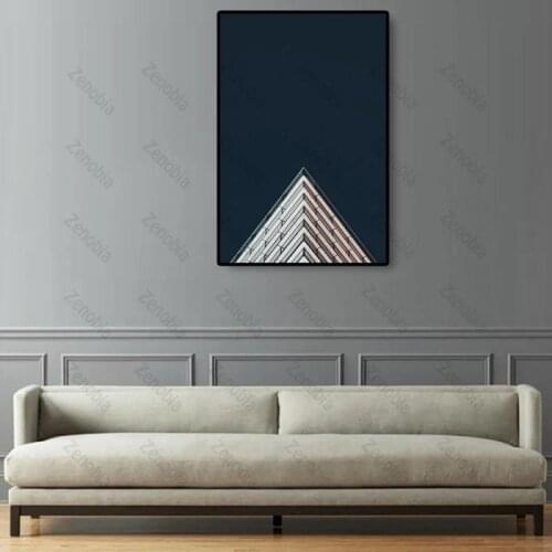 Home Decor Poster Orange Tree and Orange Painting Wall Art Canhome Decor Poster Black and White Triangle Painting Wall Canvan