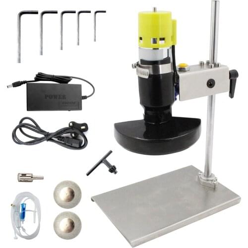 Electric Glass Bottle Cutter Cutting Tool Cutting Machine with 7 Variable Speed for DIY Flowerpot Round Oval Glass Bottles Craft