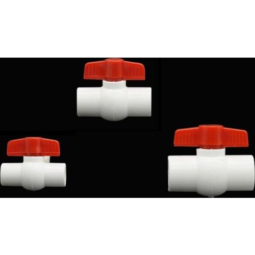 20/25/32mm Pipe Fitting PVC Ball Valve Water Pipe Valve Connector Durable Agriculture Garden drip Irrigation Fittings 1 Pc