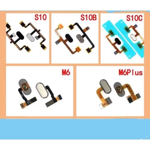 Gionee S10 S10B S10C M6 M6PLUS Fingerprint Sensor Backspace Home Original New IC Connector Switch Flex Cable FPC FFC PCB Board