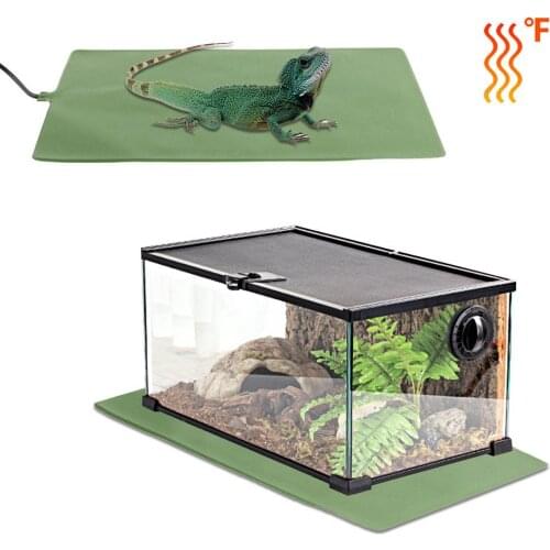 Reptile Heating Pad Waterproof Pet Heating Pad Seedling Insulation Mat PVC Material Temperature Control Equipment