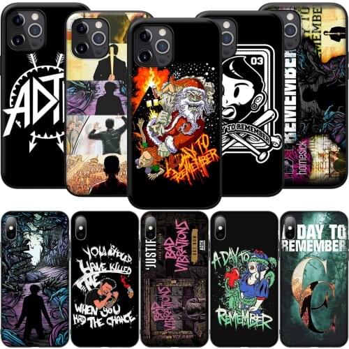 GX8 A Day To Remember ADTR Silicone Soft Case for iPhone 12 Mini 11 Pro XS Max XR X 8 7 6 6S Plus 5 5S SE 2020