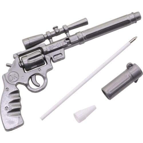 1 Pcs New Strange Pistol Model Pen 0.5 MM Pen Tip Ball Pen Creative Stationery Writing Pen Student Office Supplies Wholesale
