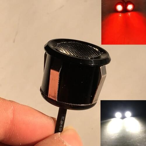 Pair Left & right Side view Mirror Puddle Light lamp bulb Waterproof Led Eagle eye DRL Brake Stop Rear tail light for Car Autos