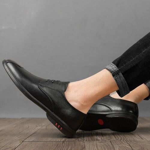Wear mens causal zapatos hombre spring hot casual leather man shoes slip sale para mens men black cuero sapatos informales de