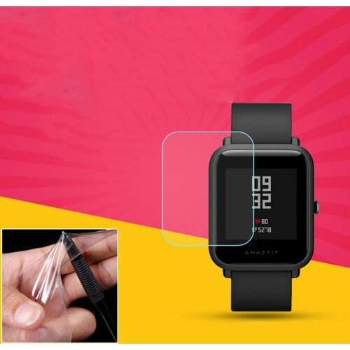 Soft TPU HD Clear Protective Film Guard For Amazfit Bip BIT PACE Lite Smart Watch Full Screen Protector Cover Tool