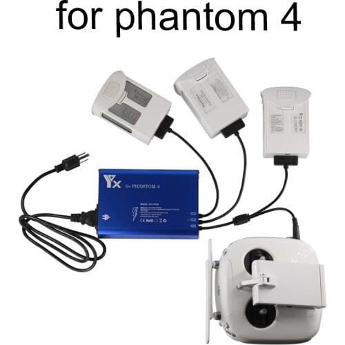 New 4 in 1 Intelligent Parallel Power Hub For DJI Phantom 4 / 4pro Advanced Drone Battery Remote Controller Quick Charger Parts